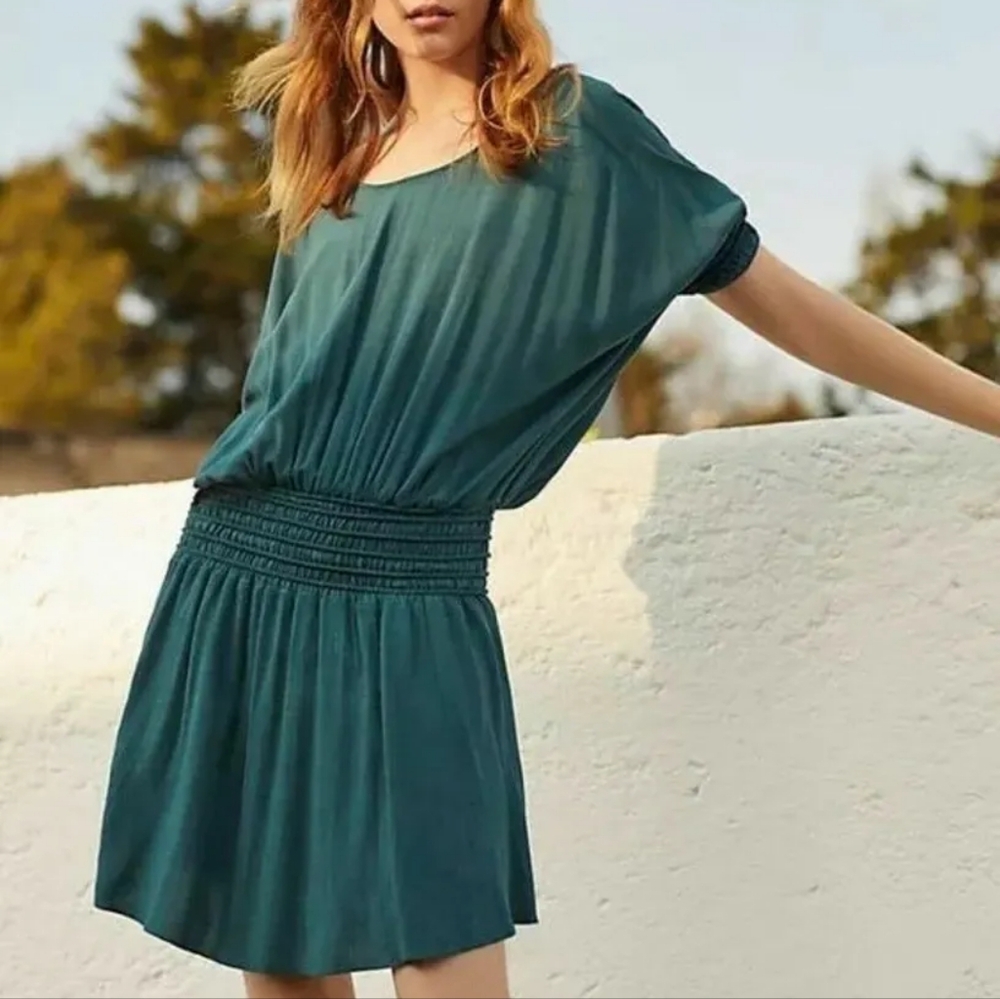 Floreat Anthropologie Dress Greenish Blue {Size 8}